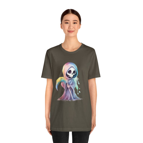 Cute Colorful Reaper - Short Sleeve Tee